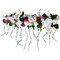 Artificial Silk Rose Flower Backdrop Wedding Row Decor Floral Wall Arrangements